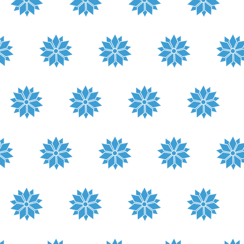 Blue Geometric Flower Pattern on Transparent Background - Download Free Stock Videos Pikwizard.com