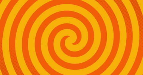 Bright Orange Swirling Spiral with Hypnotic Effect - Download Free Stock Images Pikwizard.com