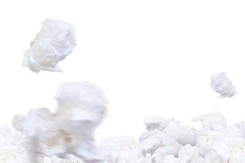 Floating White Tissues on Transparent Background Illustration - Download Free Stock Videos Pikwizard.com