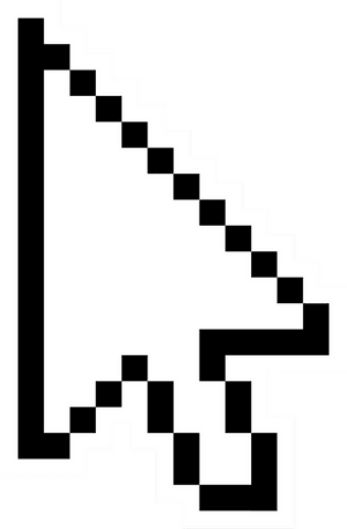 Pixel Art Cursor Arrow Pointing Upper Right on Transparent Background - Download Free Stock Videos Pikwizard.com
