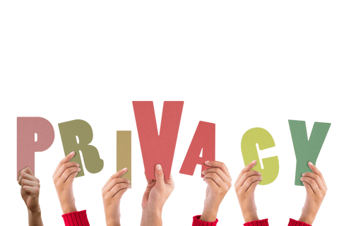 Hands Holding Letters Spelling Privacy on Transparent Background - Download Free Stock Videos Pikwizard.com