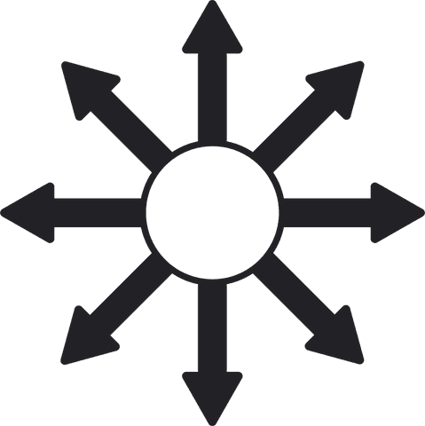 circle with radial arrows on transparent background - Download Free Stock Videos Pikwizard.com
