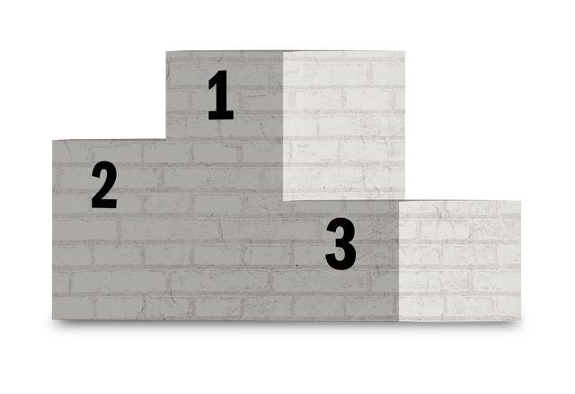 Transparent Winners Podium Showing Positions One, Two and Three - Download Free Stock Videos Pikwizard.com