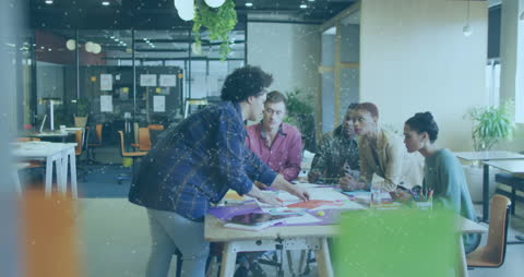 Collaborative Business Meeting with Digital Network Overlay