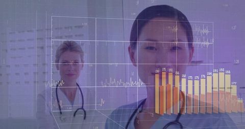 Doctors analyzing medical data for patient care optimization