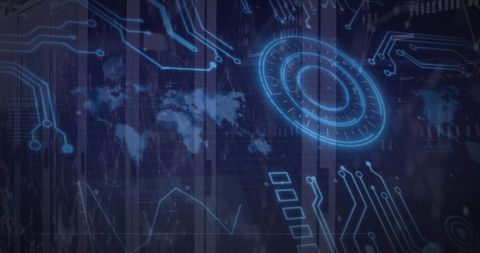 Futuristic Global Network Technology with Digital Interface - Download Free Stock Images Pikwizard.com