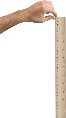 transparent hand holding wooden ruler for measurements concept - Download Free Stock Videos Pikwizard.com
