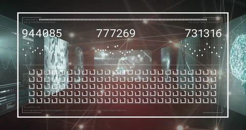 Abstract Data Processing and Network Connections on Dark Background - Download Free Stock Images Pikwizard.com
