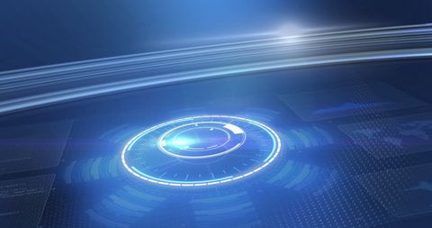Futuristic Digital Interface with Data Scan Graphics - Download Free Stock Images Pikwizard.com
