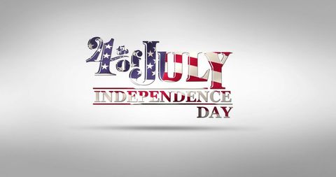 4th July Independence Day American Flag Design on White Background - Download Free Stock Images Pikwizard.com