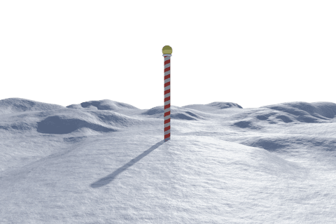 north pole over winter landscape transparent background png - Download Free Stock Videos Pikwizard.com