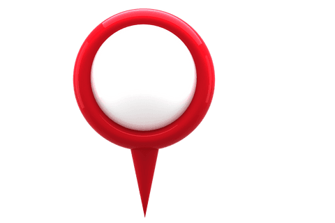 Transparent Red Map Location Marker Isolated on White Background - Download Free Stock Videos Pikwizard.com