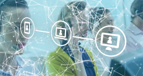 Global Communication Network with Abstract Media Elements