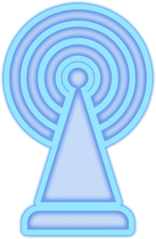 blue wireless internet symbol illustration on transparent background - Download Free Stock Videos Pikwizard.com