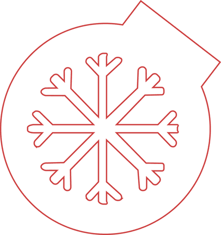 Red Snowflake Icon on Transparent Background for Winter Themes - Download Free Stock Videos Pikwizard.com