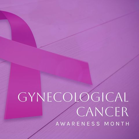 Gynecological Cancer Awareness Symbol on Pink Backdrop - Download Free Stock Templates Pikwizard.com