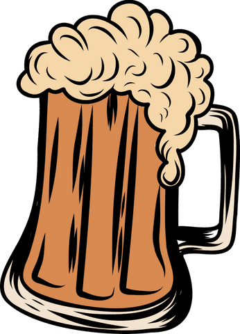 foaming beer mug illustration with transparent background - Download Free Stock Videos Pikwizard.com