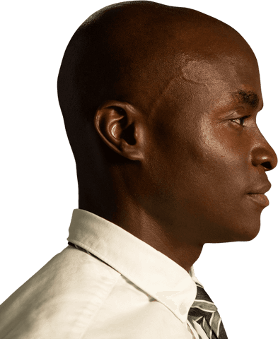 Confident African American Businessman Transparent Background