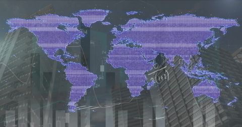 Futuristic Global Network with Financial Data Overlay - Download Free Stock Images Pikwizard.com