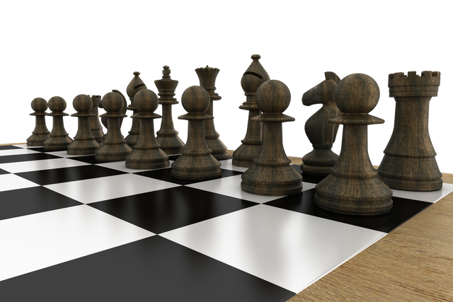 Black Chess Pieces Transparent Background Strategy Concept - Download Free Stock Videos Pikwizard.com