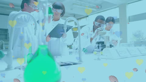 Diverse Scientists Collaborating in Innovative Laboratory