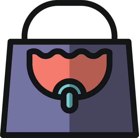 transparent digital vector illustration of red and purple suitcase - Download Free Stock Videos Pikwizard.com