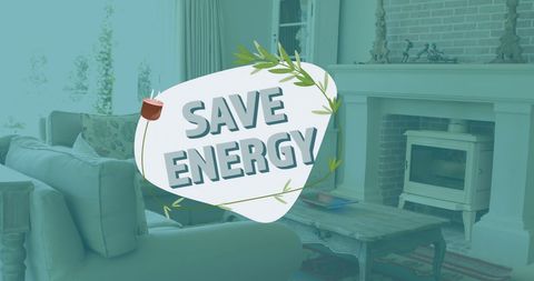 Save Energy Concept in Cozy Living Room Interior - Download Free Stock Images Pikwizard.com