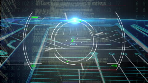 Futuristic Network of Digital Data and Connections