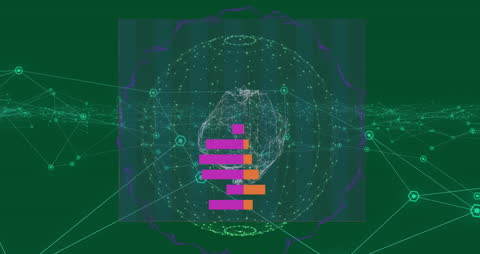 Digital Interface Animation with Global Network Graphics