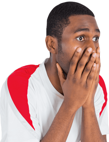 nervous african american football fan watching game - Download Free Stock Videos Pikwizard.com
