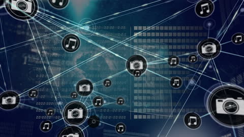 Digital Network Connections with Iconic Multimedia Elements