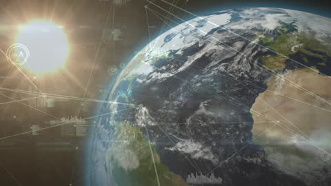 Global Network Connectivity with Sun Flare