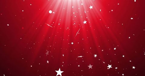Glowing Red Background with Falling White Stars - Download Free Stock Images Pikwizard.com