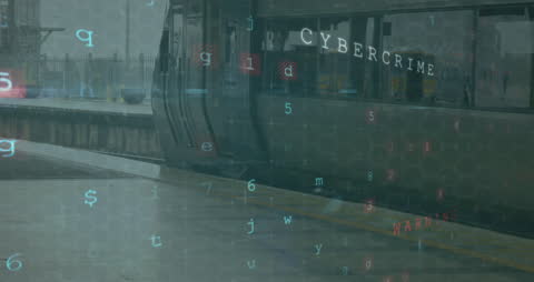 Cybersecurity Overlay on Urban Train Station