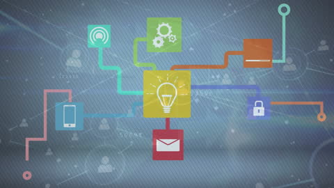 Media Icons and Data Processing with Global Business Interfaces