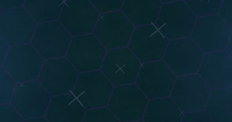 Abstract Hexagonal Grid Dark Futuristic Background
