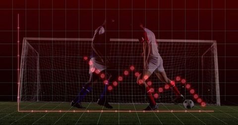 Football Duel with Strategic Analytics on Pitch