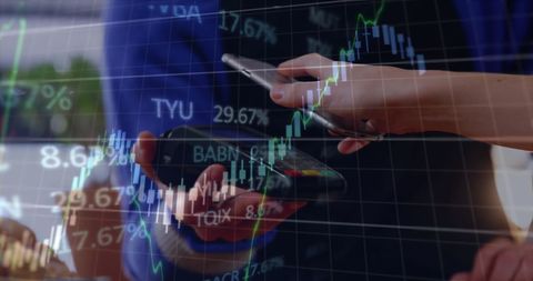 Financial Analysis with Mobile Technology - Download Free Stock Images Pikwizard.com