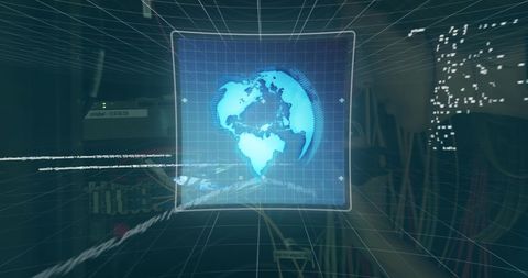Digital Globe Displaying Data Processing Concepts - Download Free Stock Images Pikwizard.com
