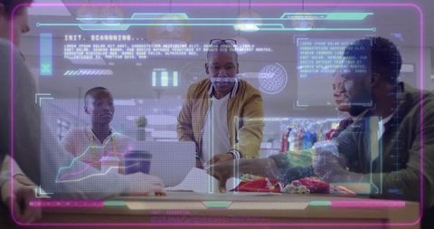 Interacting with Holographic Interface in High-Tech Office Setting