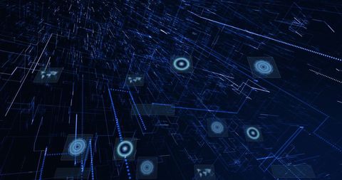 Futuristic Digital Data and Global Connections - Download Free Stock Images Pikwizard.com