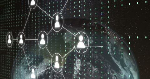 Global Digital Connections with Data Networking Concept - Download Free Stock Images Pikwizard.com