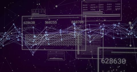Digital Data Network and Processing Theme Concept Visualization - Download Free Stock Images Pikwizard.com