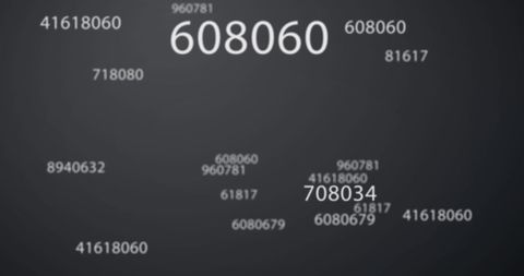 Dynamic Flow of Numerical Data on Grey Background - Download Free Stock Images Pikwizard.com