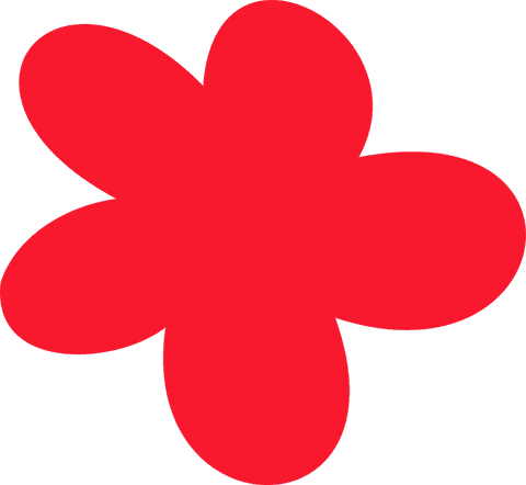 Red Flower-like Shape on Transparent Background - Download Free Stock Videos Pikwizard.com