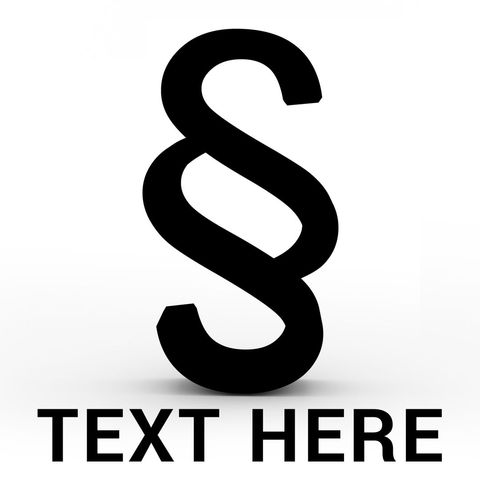 bold black paragraph symbol for law firm branding - Download Free Stock Templates Pikwizard.com