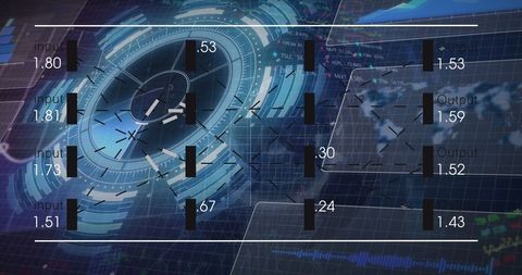 Digital Data Analysis on Futuristic Interface With Graphs - Download Free Stock Images Pikwizard.com
