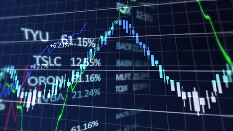 Digital Financial Data and Stock Market Analysis Display