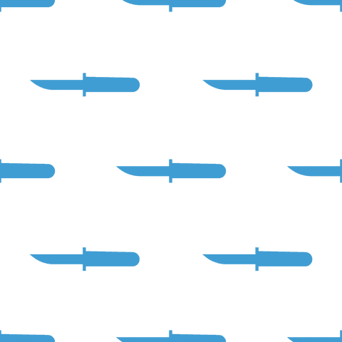 Blue Repeated Knife Pattern on Transparent Background - Download Free Stock Videos Pikwizard.com