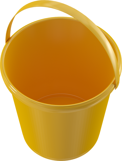 Yellow Bucket on Transparent Background - Download Free Stock Videos Pikwizard.com